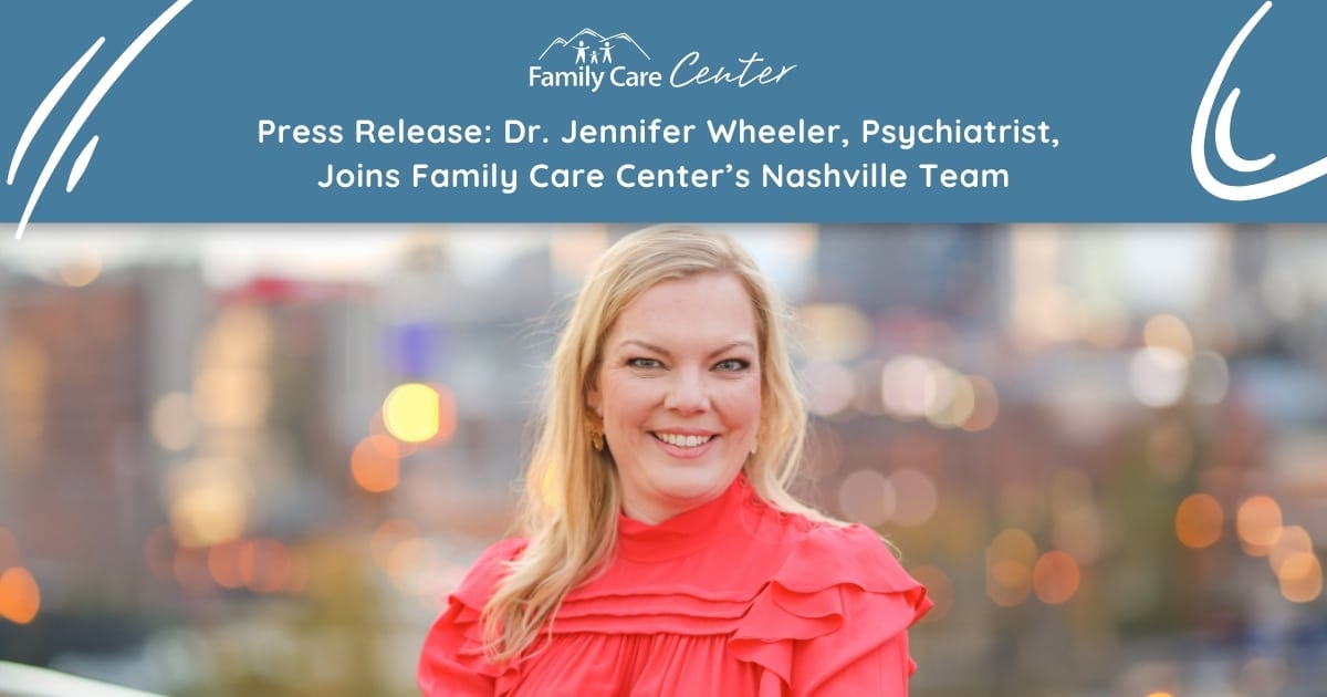 Dr. Jennifer Wheeler, the newest psychiatrist in Nashville, supporting Family Care Center's Midtown Clinic.