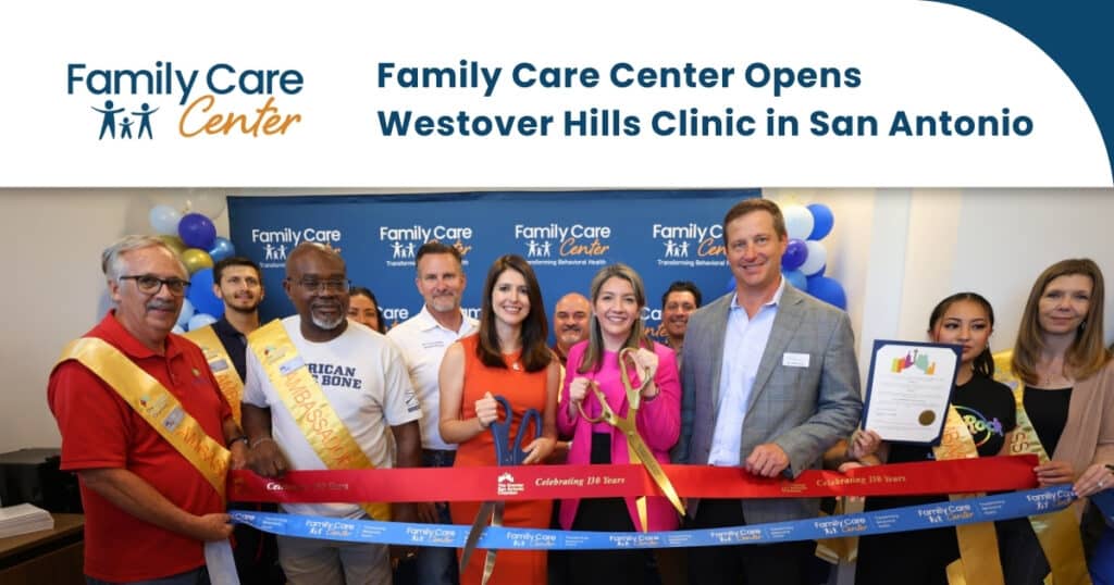 The Westover Hills clinic team celebrates the new location with a ribbon cutting event.