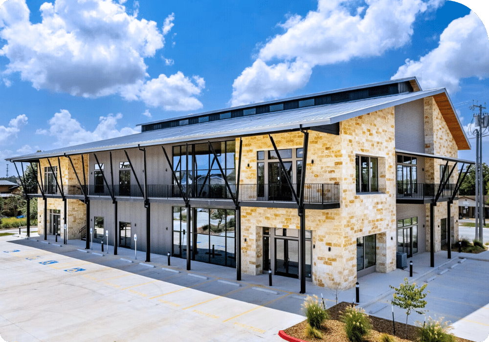 photo of New Braunfles clinic building