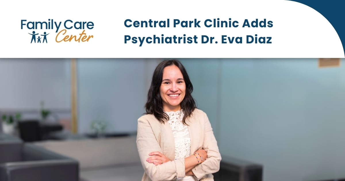 Photo of new psychiatrist Dr. Eva Diaz