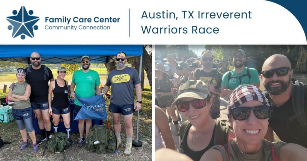 Group photos of Veterans hiking in the Irreverent Warriors event