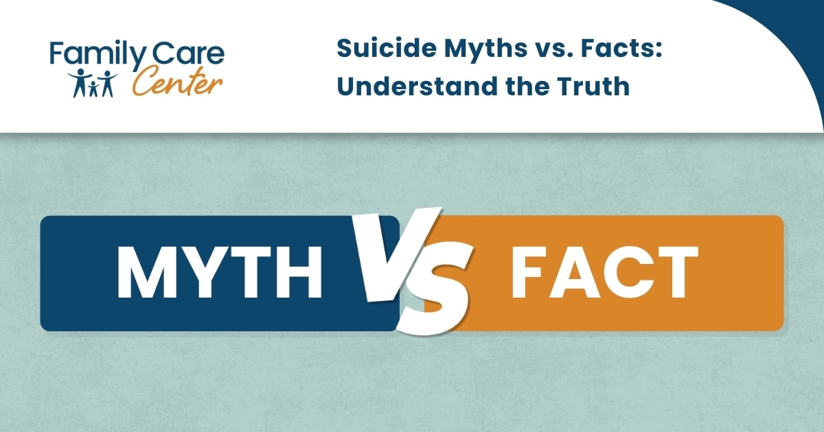 Graphic of the words myth vs fact