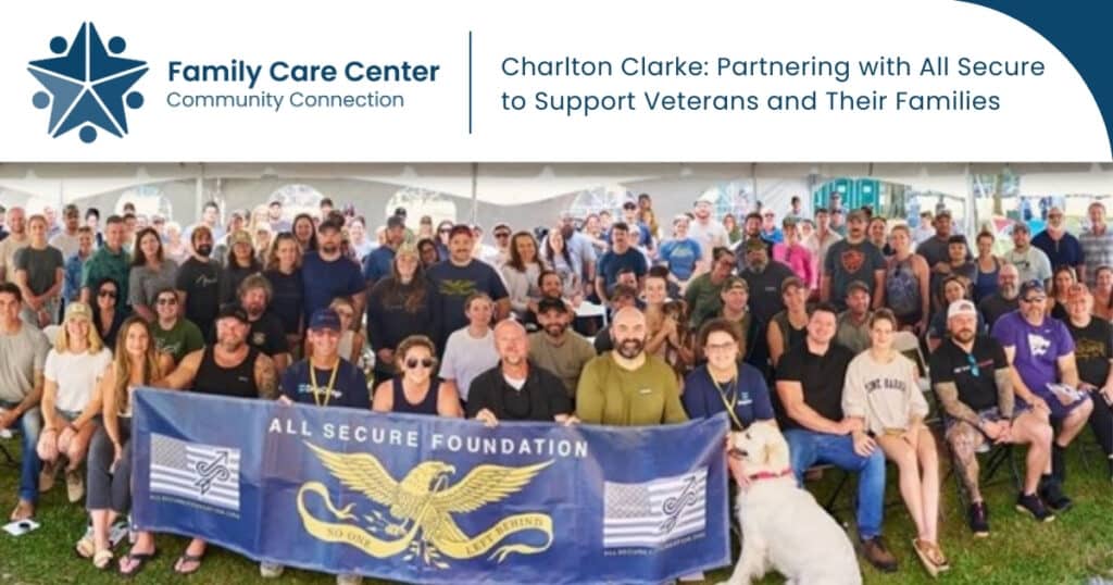 Photo of the All Secure members and Veterans who Charlton Clarke partners with.