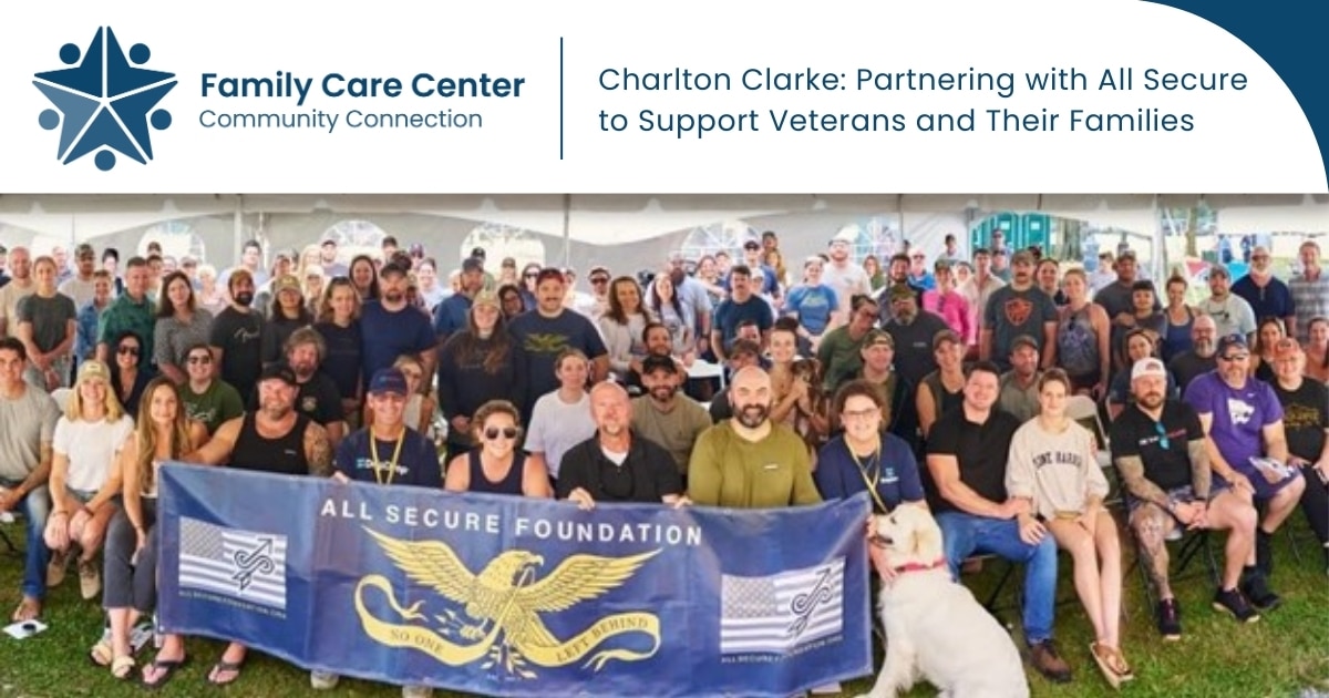 Photo of the All Secure members and Veterans who Charlton Clarke partners with.