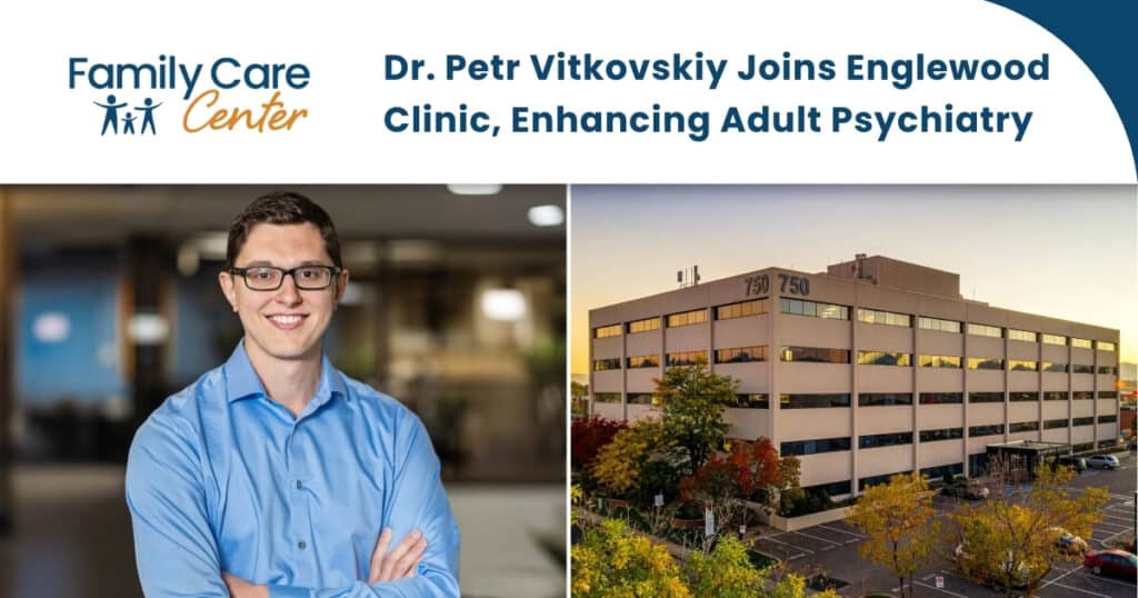 Photo of Dr. Petr Vitkovskiy outside of the Englewood Family Care Center clinic.