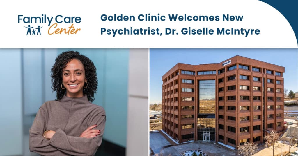 Dr. Giselle McIntyre poses for a photo outside of the Golden clinic in Colorado.