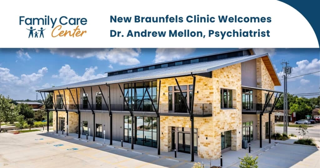 The New Braunfels clinic where Dr. Andrew Mellon practices