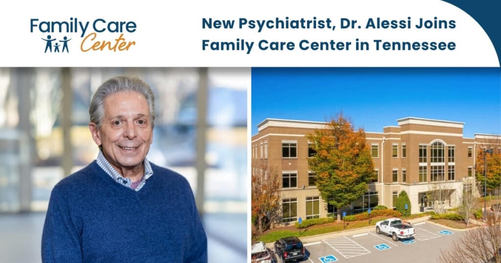 Dr. Robert Alessi is photographed in front of one of his Tennessee mental health clinics where he provides psychiatric care.