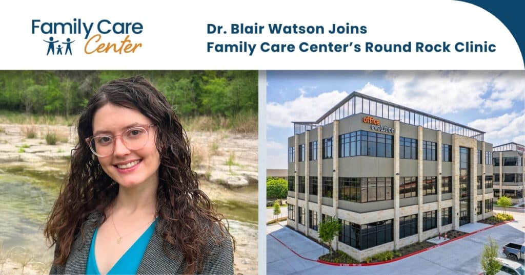 Photo of Dr. Blair Watson at the Round Rock, TX clinic