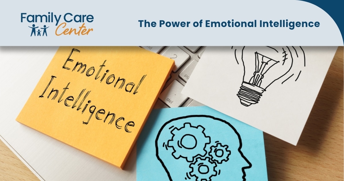 Graphic images that illustrate the words emotional intelligence