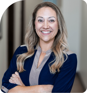 headshot of Kara Sharder at family care center Interquest, co
