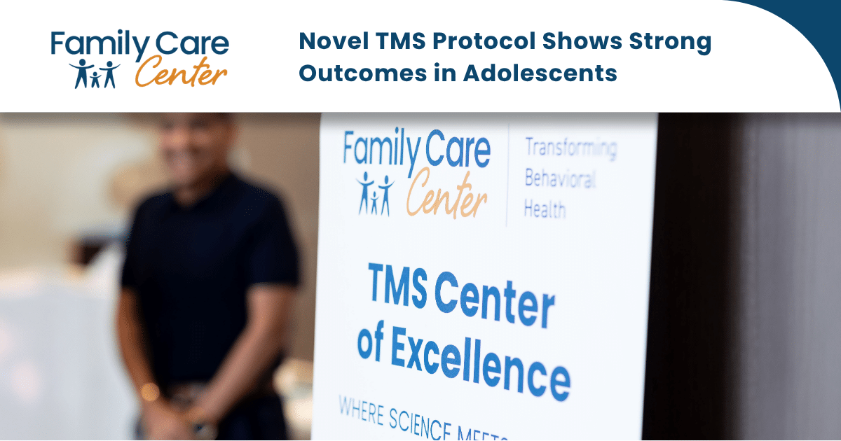 Photo of TMS Center of Excellence where the Family Care Center adolescent TMS study was completed