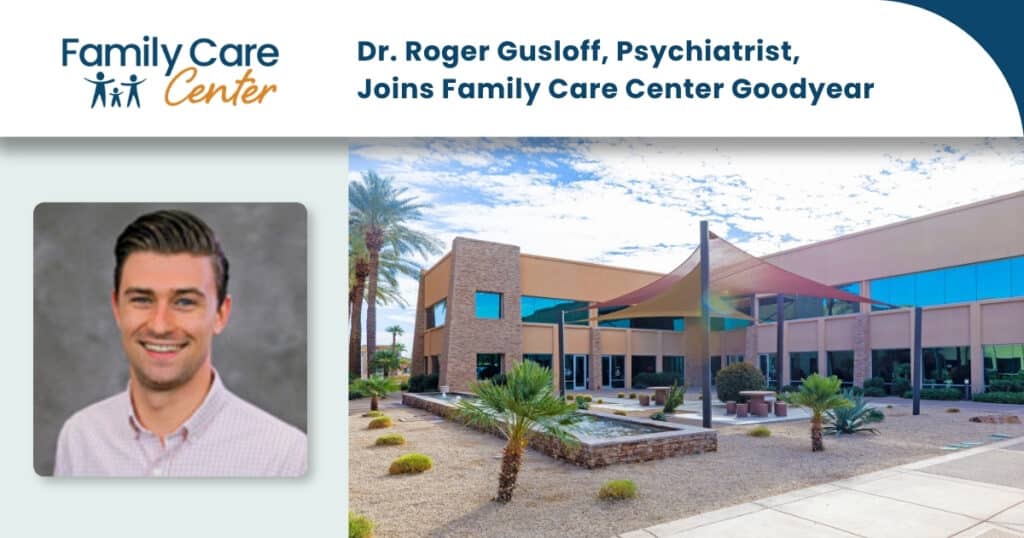 Photo of Dr. Roger Gusloff and the Goodyear clinic